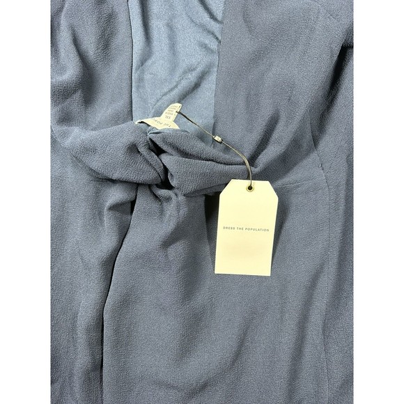 NWT $149 Dress the Population Mackenzie Twist Open Back Midnight Blue Sz XXL - Picture 8 of 10